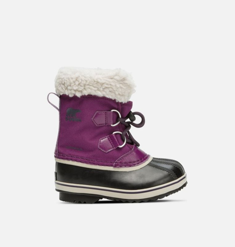 Sorel Çocuk Childrens Yoot Pac™ Nylon - Kar Botu Mor/Siyah - 290-JPNGFA